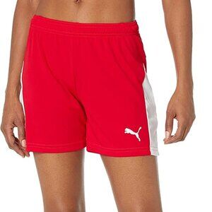 PUMA Liga Shorts Puma Red/Puma White LG 5 (Brand New)